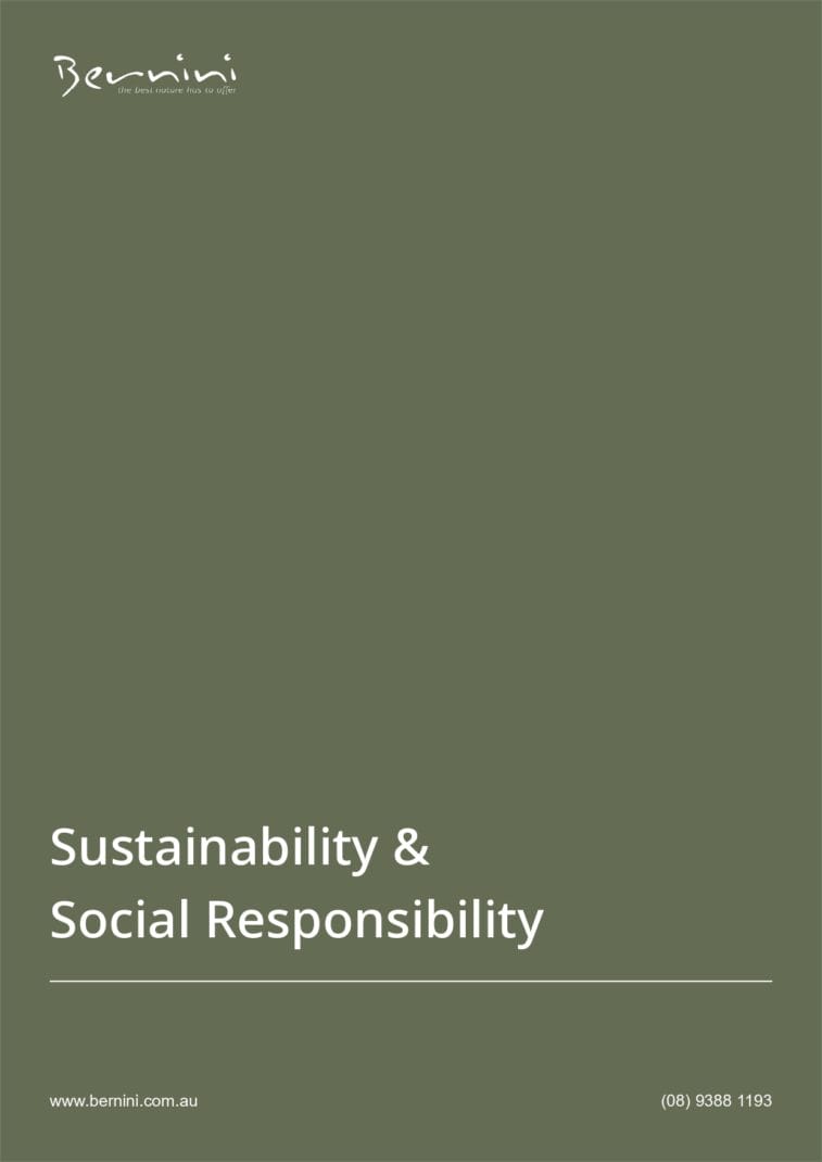 Bernini Sustainability Social Responsibility Statement 2022 1 page 0001
